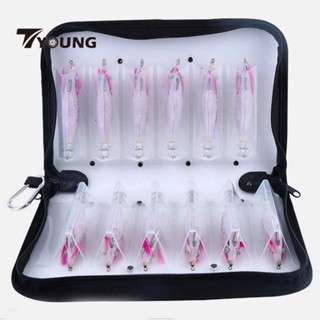 [พร้อมส่ง] กระเป๋าใส สําหรับใส่เหยื่อตกปลาหมึก ทนทาน