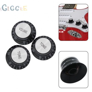 ⭐READY STOCK ⭐VOLUME Knob 2 Tone 3PCS ABS Accessories Bass Blacks Guitar Control Knobs