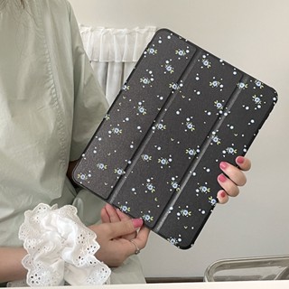 เคสแข็ง อะคริลิค ลายดอกไม้ สีขาว สําหรับ IPad Mini6 IPad 5 6 7 8 9 10 Air Air1 Air2 Air3 Air4 Air5 10.9 นิ้ว Pro10.5 IPad10.2 นิ้ว Pro11 Pro12.9 2018 2020 2021