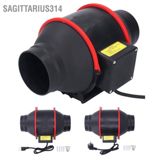 Sagittarius314 Duct Fan 4 นิ้ว 40W 2550RPM Oblique Flow Boost พัดลมระบายอากาศแบบท่อเงียบ