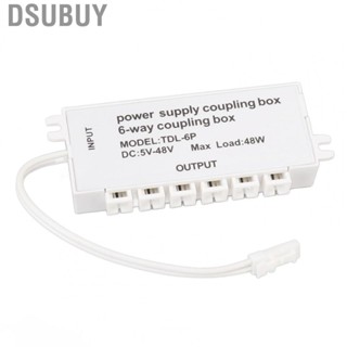 Dsubuy Electrical Power Cord Connection Box  Splitter Male Connector for Industry