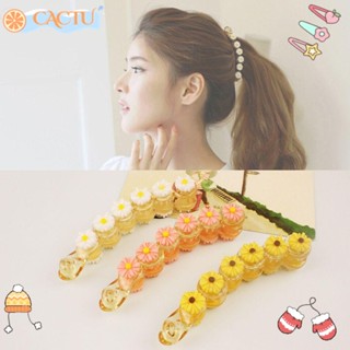 CACTU กิ๊บติดผมหางม้า รูปกล้วย แฟชั่นสําหรับผู้หญิง