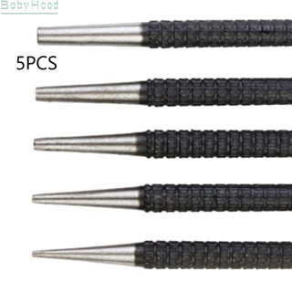 【Big Discounts】5*Nail Punch Set Knurled Body Square Punch Length 100mm Punching Tool 0.8-4.8mm#BBHOOD