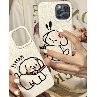 เคสโทรศัพท์มือถือ ลายการ์ตูนสุนัขน่ารัก สําหรับ IPhone 7 7plus 8 8plus Xs Xr 11 12 13 14 Pro Plus Promax