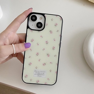 เคสโทรศัพท์มือถือแบบแข็ง ลายดอกไม้ สําหรับ iPhone 11 12 12Pro 12ProMax 13 13Pro 13ProMax 14 14Pro 14ProMax