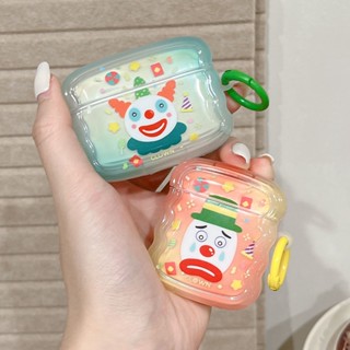 เคสซิลิโคนนิ่ม ลายการ์ตูนตัวตลก สําหรับ AirPods 2 Pro AirPods 3 Pro2 Pro 2nd 3rd Gen