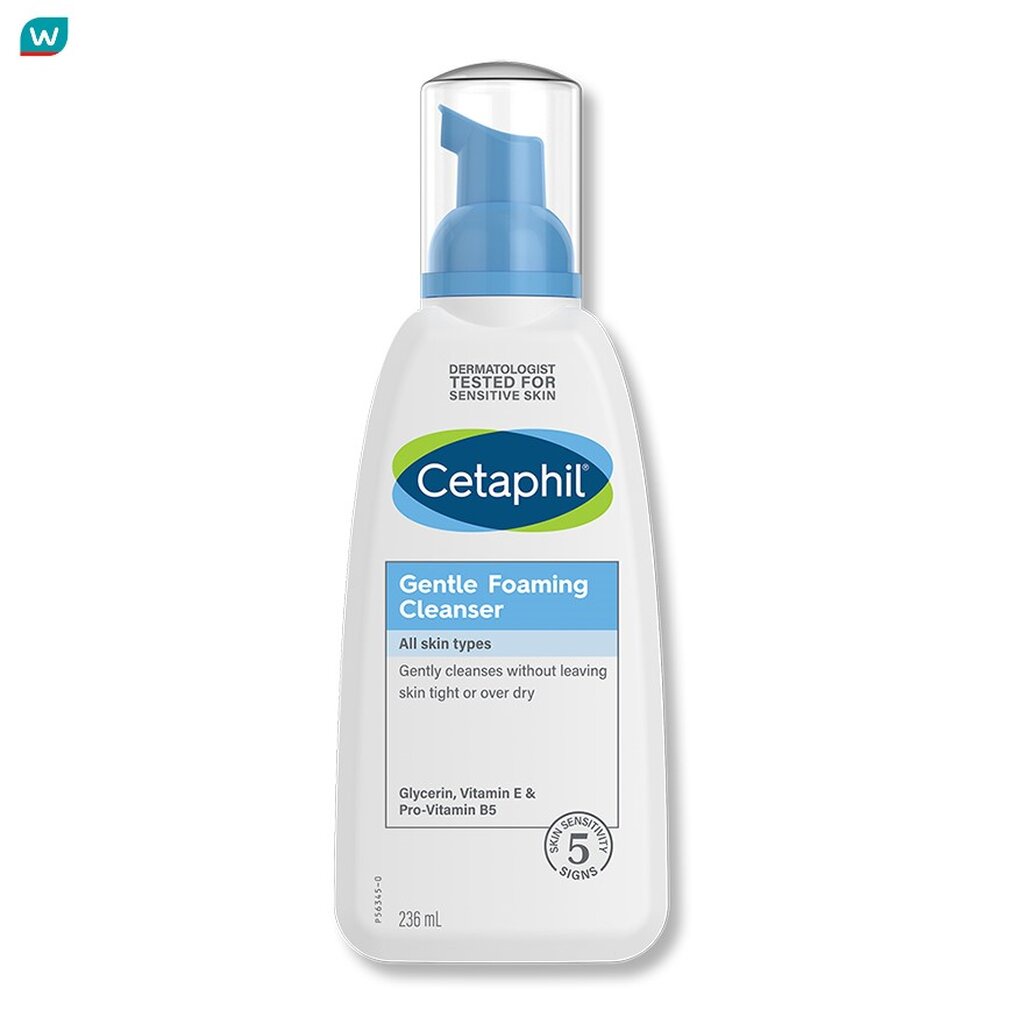Cetaphil เซตาฟิล เจนเทิล โฟมมิ่ง คลีนเซอร์ 236มล.