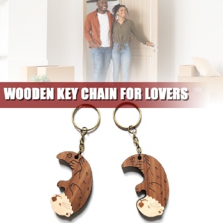 1Pair Couple Keychain Cute Valentines Day Gift for Girlfriend Boyfriend
