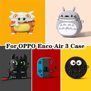 【Trend Front】เคสหูฟัง แบบนิ่ม ลายการ์ตูน สําหรับ OPPO Enco Air 3 3