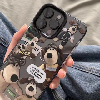 เคสโทรศัพท์มือถือนิ่ม กันกระแทก ลายสุนัขมาสเตอร์น่ารัก สําหรับ iPhone 14pro QYJS 13promax 12 11 7 8plus 13promax 11 14 xr 12pro