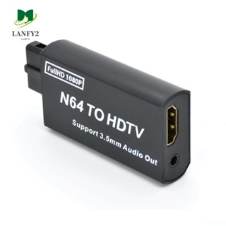 Alanfy อะแดปเตอร์แปลงเสียง N64 เป็น HDMI N64 เป็น HDMI 3.5 มม. 1080P สําหรับเกมคอนโซล N64 SNES NGC TV