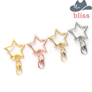 Bliss พวงกุญแจ จี้รูปดาวห้าแฉก DIY อุปกรณ์เสริม สําหรับรถยนต์