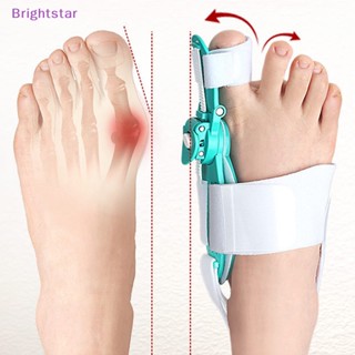 Brightstar 1 ชิ้น เฝือกตาปลา หัวแม่เท้าใหญ่ ที่หนีบผมตรง ปรับได้ ลูกบิด Hallux Valgus ใหม่