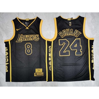 เสื้อกีฬาบาสเก็ตบอล แขนสั้น ลายทีม Kobe Bryant NBA 8 Forward 24 Back ALL Star 232827