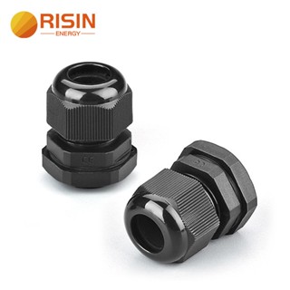 พร้อมส่ง RISIN M8 สายเคเบิลไนล่อน Ip68 M Type Flamep United Structure PA66 Metric NPT PG ไซซ์