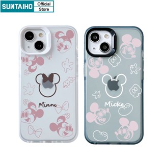 Suntaiho เคสโทรศัพท์มือถือแบบนิ่ม TPU กันกระแทก ลายน่ารัก เรียบง่าย สําหรับ IPHONE 14 ProMax 14 PRO 14 13 ProMax 13 PRO 13 12 11 ProMax 12 PRO 12 7 8 XR