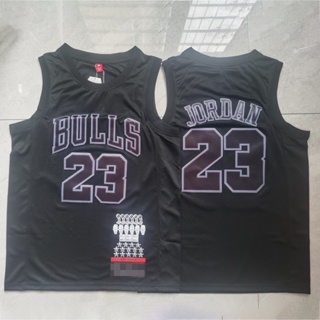 เสื้อกีฬาบาสเก็ตบอล ปักลาย Chicago Bulls MVP Honor Jersey No.23 Michael Jordan สําหรับผู้ชาย