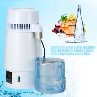 Home&amp;Gardening เครื่องกลั่นน้ำสแตนเลสมัลติฟังก์ชั่นปรับอุณหภูมิกลั่นอุปกรณ์ 4L