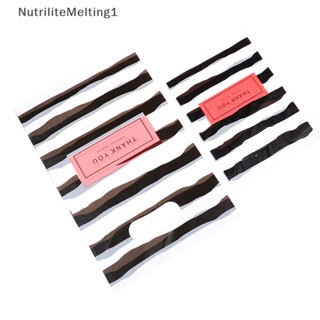 [NutriliteMelting1] ถุงบรรจุภัณฑ์ ลายขวาง สีดํา และสีขาว สําหรับใส่ของขวัญ 50 ชิ้น