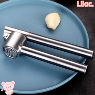 Lilac เครื่องบดกระเทียม สเตนเลส สีเงิน สําหรับห้องครัว