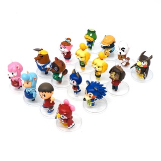 16pcs/ set Animal Crossing Action Figure Toys Animal Model Doll Kids Birthday Gift Decorate