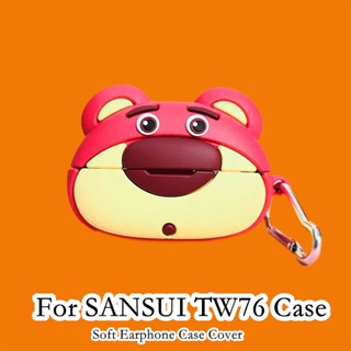 【คุณภาพสูง】เคสหูฟัง แบบนิ่ม กันกระแทก ลายการ์ตูน สําหรับ SANSUI TW76 SANSUI TW76