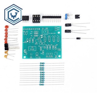 Sine ชุดโมดูลเครื่องกําเนิดไฟฟ้า คลื่นสี่เหลี่ยม NE555 หลายช่อง DIY