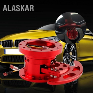 ALASKAR รถ Quick Release Racing พวงมาลัย Hub Adapter แบบถอดได้ Snap Off Kit Universal