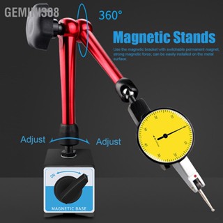  Gemini308 ที่จับเครื่องมือแม่เหล็กแม่เหล็กถาวรแบบสลับได้ 3 ข้อต่อฐานแม่เหล็กขนาดเล็กหมุนได้ 360 องศาสำหรับตัวบ่งชี้การโทร