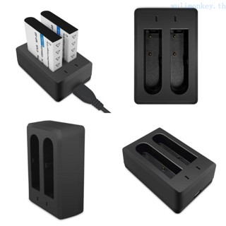 Wu NP40 แท่นชาร์จแบตเตอรี่ แท่นชาร์จคู่ Micro USB อะแดปเตอร์ชาร์จแบตเตอรี่