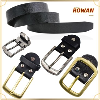 Rowans หัวเข็มขัดหนังแท้ 2.5 3.5 4 ซม. อุปกรณ์เสริม สําหรับบ้าน