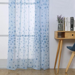 Daily U ม่านหน้าต่างโพลีเอสเตอร์ Valances Voile ห้องนอนตกแต่งห้องนั่งเล่น