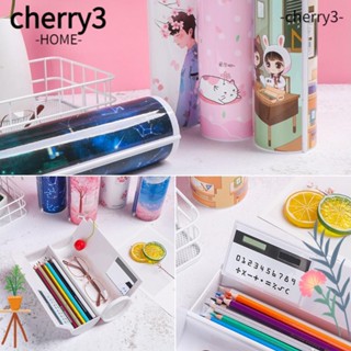 Cherry3 กล่องดินสอ ทรงกระบอก อเนกประสงค์