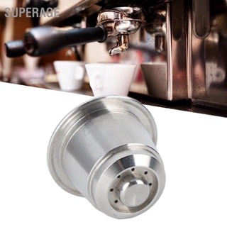 Superage Stainless Steel Refillable Coffee Pod Resuable Capsule for Cafe Home Kitchen Bar