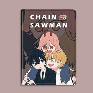 chainsaw man เคส ใช้สำหรับ ไอแพด ipad 10.2 gen 7/8/9 air 4/5 mini 1/2/3/4/5/6 เคสไอแพด pro11 2022 gen 10 case pen slot