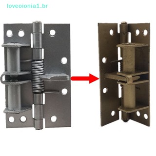 Loveoionia1 บานพับประตูโลหะ สปริงปิดอัตโนมัติ ปรับได้