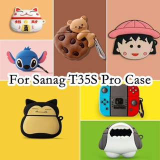 【คุณภาพสูง】เคสหูฟัง แบบนิ่ม ลายการ์ตูนเกมสนุก สําหรับ Sanag T35S Pro T35S Pro