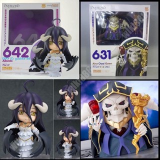 Overlord Nendoroid 642 Albedo 631 Ainz Ooal Gown โมเดลตุ๊กตาฟิกเกอร์ รูปการ์ตูนอนิเมะ เปลี่ยนหน้าได้