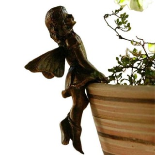 New 1pc Garden Ornament Hanging Magical Fairy Angel Cherub Decor Figurine Statue