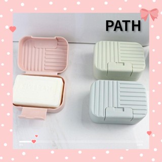 Path กล่องใส่สบู่ พร้อมฝาปิด 3 สี 3 ชิ้น สําหรับตั้งแคมป์