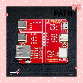 PATH 3 in 1 การ์ดทดสอบสายชาร์จ USB สําหรับ iOS Interface