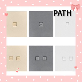 PATH โมดูลซ็อกเก็ตเครือข่าย RJ45 PC ติดผนัง สําหรับคอมพิวเตอร์