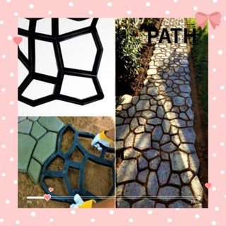 Path แม่พิมพ์ทางเดิน ทางเท้า พลาสติก คุณภาพสูง สําหรับทําสวน ทางเท้า DIY