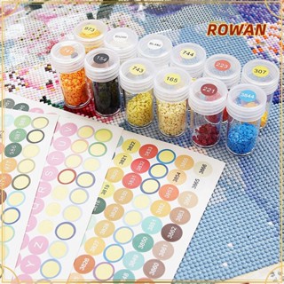 Rowans สติกเกอร์ปักครอสติชคริสตัล 447 สี สําหรับตกแต่งบ้าน