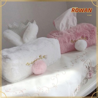 ROWANS กล่องกระดาษทิชชู่ รูปกระต่ายน่ารัก สําหรับรถยนต์