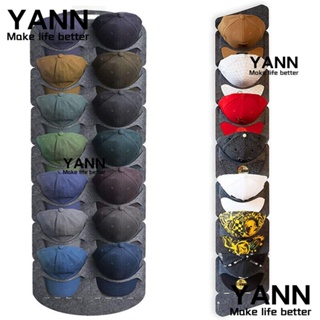 Yann1 ใหม่ ชั้นวางหมวกเบสบอล ผ้าสักหลาด