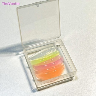 Thevantin แผ่นซิลิโคนดัดขนตา รูปตัว L อุปกรณ์เสริม สําหรับแต่งหน้า 4 คู่