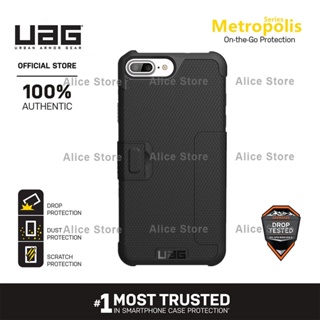 Uag เคสโทรศัพท์มือถือ กันกระแทก สีดํา สําหรับ iPhone 7 Plus iPhone 8 Plus