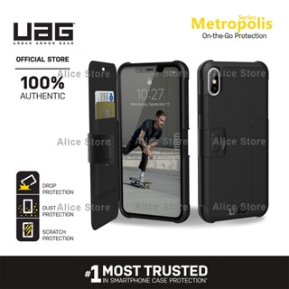 Uag เคสโทรศัพท์มือถือ กันกระแทก สีดํา สําหรับ iPhone XS MAX iPhone X XS XR