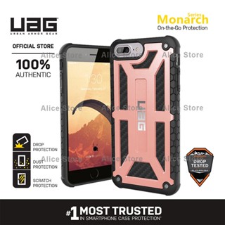 Uag เคสโทรศัพท์มือถือ กันกระแทก สีโรสโกลด์ สําหรับ iPhone 7 Plus iPhone 8 Plus